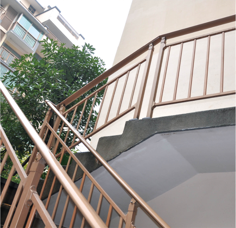 锌钢组装楼梯栏杆：AJX-026~AJX-030