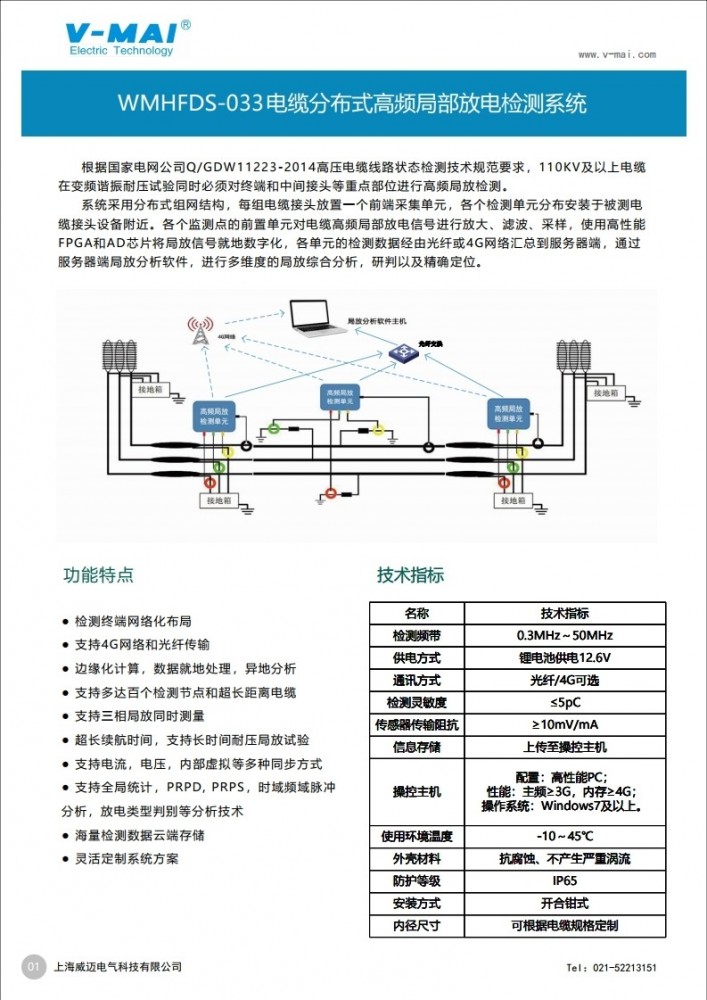WMHFDS-033电缆分布式高频局部放电检测系统.pdf_page_1