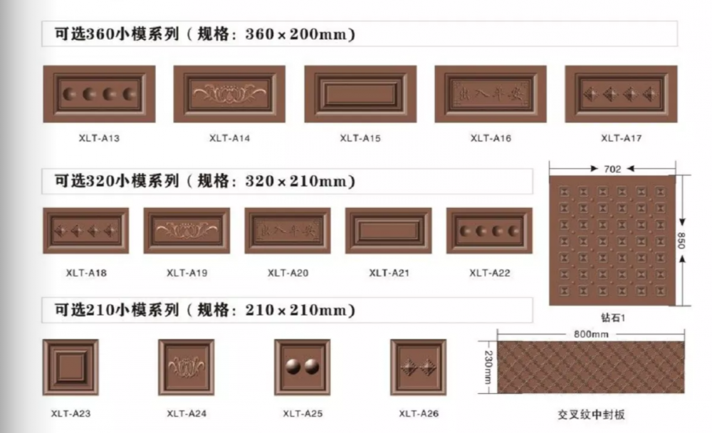 門(mén)面模芯系列