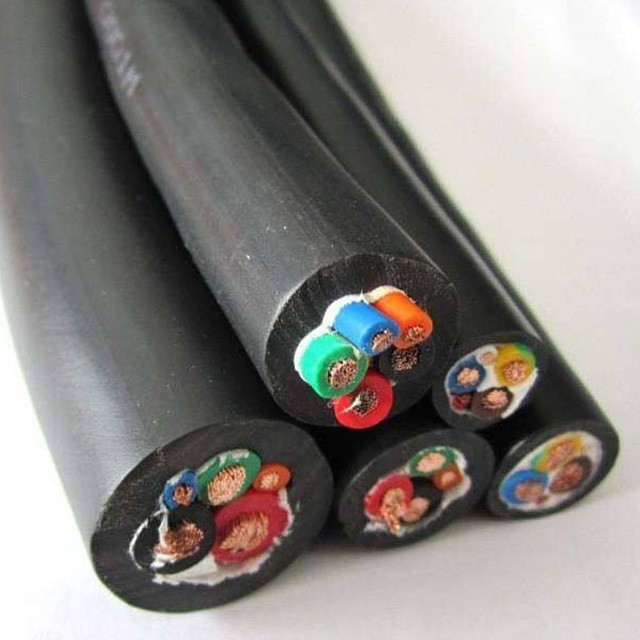 What are the characteristics of rubber cable?