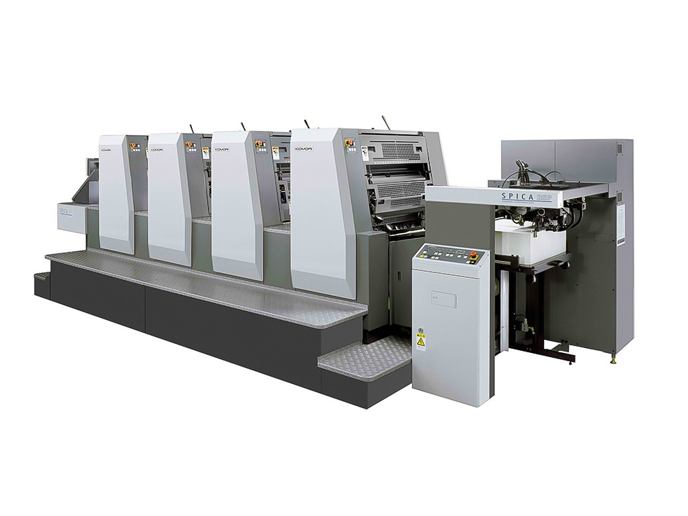 日本小森四开四色印刷机